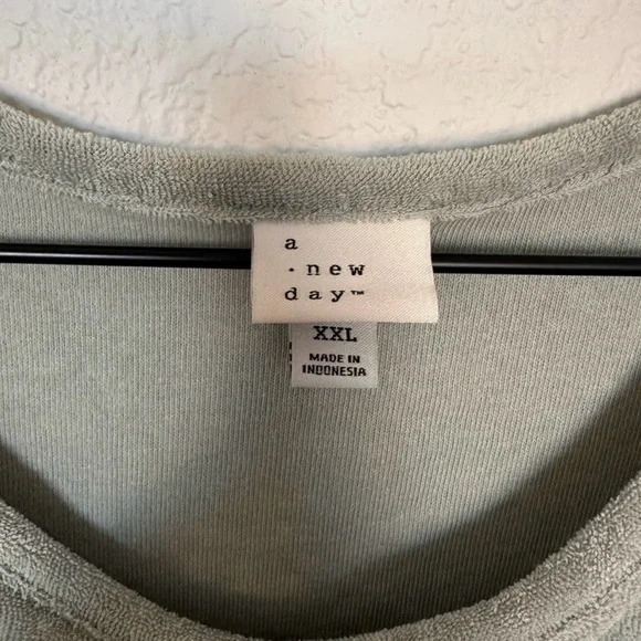 A New Day Sage Green Tank Top - Picture 2 of 6